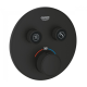 Grohe 29507KF0 Grohtherm SmartControl Зовнішня частина термостату прихованого монтажу на 2 споживачі, чорний ohtherm SmartControl Зовнішня частина термостату прихованого монтажу на 2 споживачі, чорний  (29507KF0)