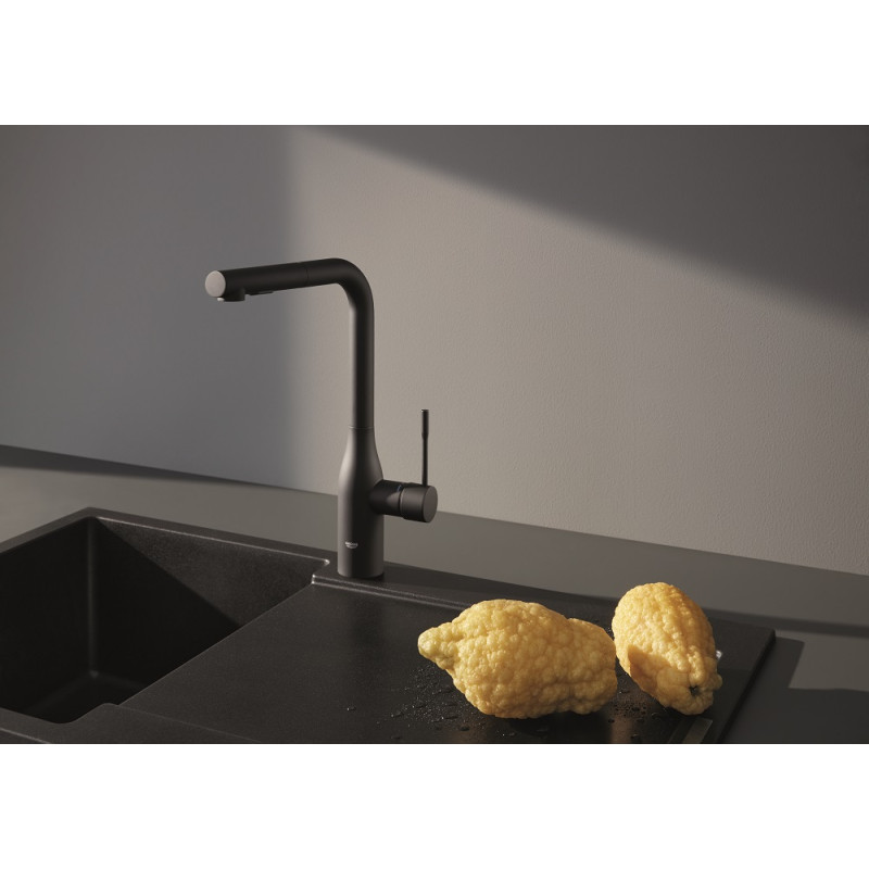 Grohe 30504KF0 Essence OHM Змішувач для кухні, чорний (30504KF0)