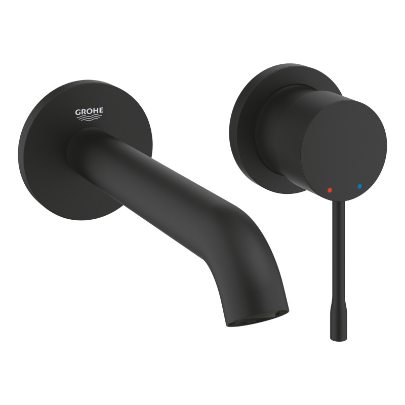 Grohe 29192KF1 Essence New Змішувач зі стіни для раковини,чорний sence New (29192KF1)