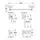 Grohe 40344001 Essentials New Набір аксессуаров 5в1 (40344001)