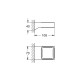 Grohe 40865000 Selection Cube Тримач д/аксесуарів lection Cube Тримач д/аксесуарів  (40865000)