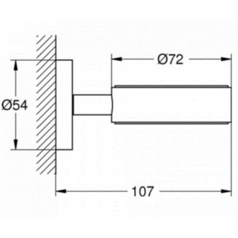 Grohe 40369001 Essentials Держатель для стакана, мыльницы, диспенсера (40369001)