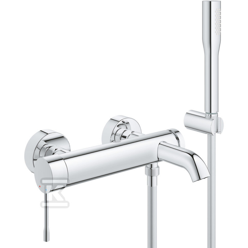 Grohe 33628001 ESSENCE Смеситель д/ванны + душевой набор SENCE Смеситель д/ванны + душевой набор (33628001)