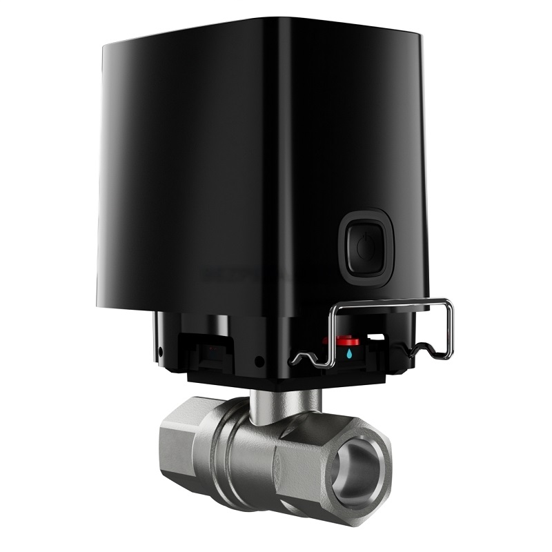 Ajax Набор сигнализации с 1 краном WaterStop 1" Hub2 + LeaksProtect 2шт Черный (006109)