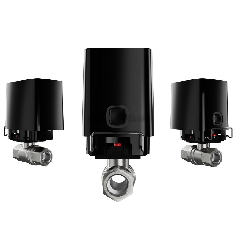 Ajax Набор сигнализации с 1 краном WaterStop 1/2" Hub2 + LeaksProtect 2шт Черный (006101)