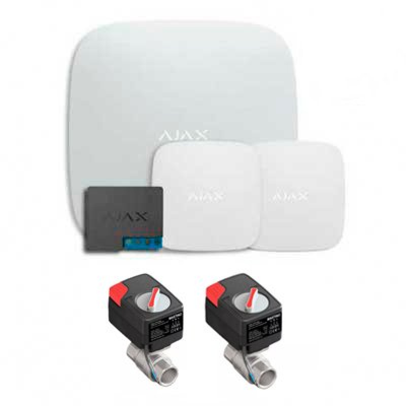 Ajax Набор сигнализации с 2 кранами Mastino 3/4" ( Hub2 + 2 Mastino 3/4)