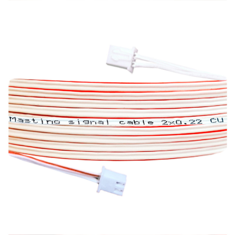Mastino Провода с контактами 2х0,22мм CU 10м (007506)