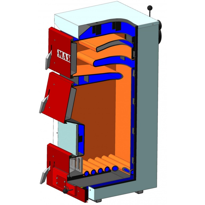 Маяк Твердотопливный котел с водоохлаждаемыми колосниками АОТ-40 STANDARD PLUS 6мм.