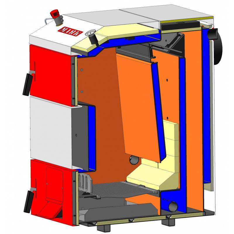 Маяк Котел твердотопливный шахтный .длительного горения КТШ-16 ECO FRONT.