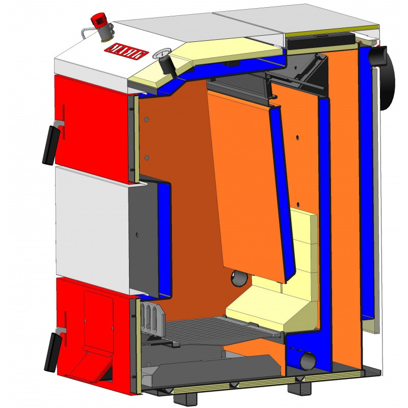 Маяк Котел твердотопливный шахтный продолжительного горения КТШ-20 ECO FRONT.