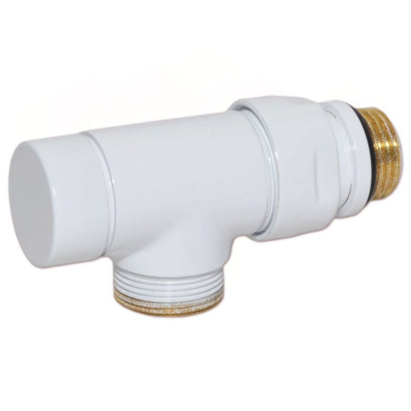 Carlo Poletti Кран отсекающий реверсивный БЕЛЫЙ Ø1/2" x 24-19 REVERSA (V60211EF)