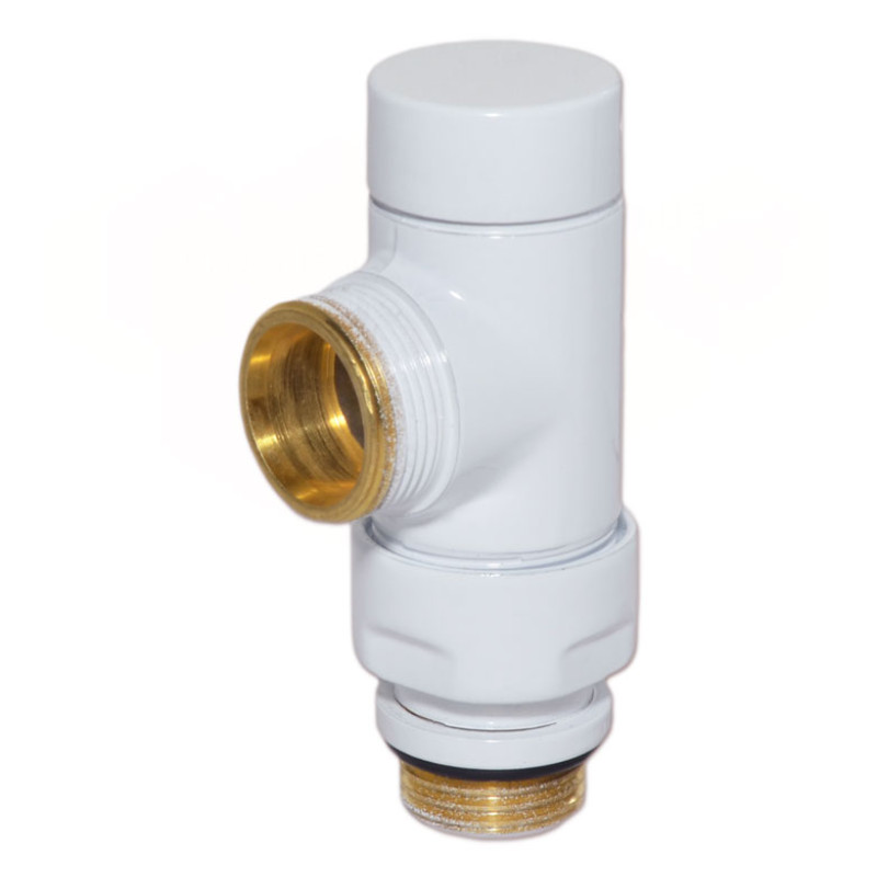 Carlo Poletti Кран отсекающий реверсивный БЕЛЫЙ Ø1/2" x 24-19 REVERSA (V60211EF)