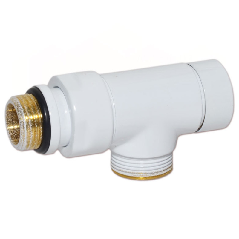 Carlo Poletti Кран отсекающий реверсивный БЕЛЫЙ Ø1/2" x 24-19 REVERSA (V60211EF)