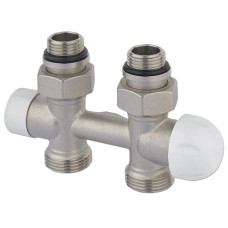 Carlo Poletti Узел термостатический THERMO PIASTRE НИКЕЛЬ прямой Ø1/2" З x 3/4" EK 50 мм (V137512Q)