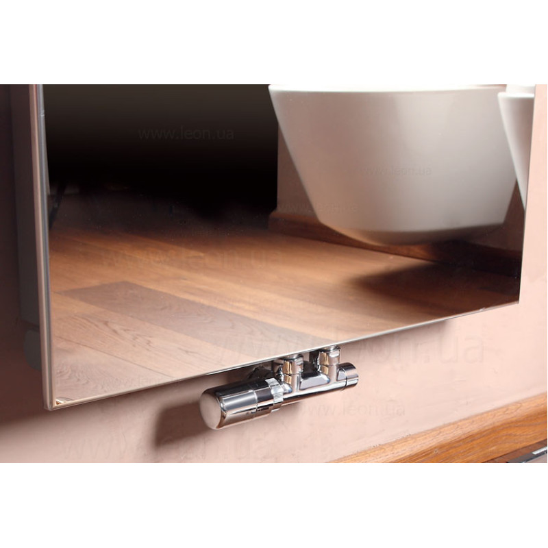 Carlo Poletti Узел отсечения (одно/двухтрубный) TWIN ХРОМ угловой Ø1/2″ З x 3/4″ EK 50 мм (V48110B)