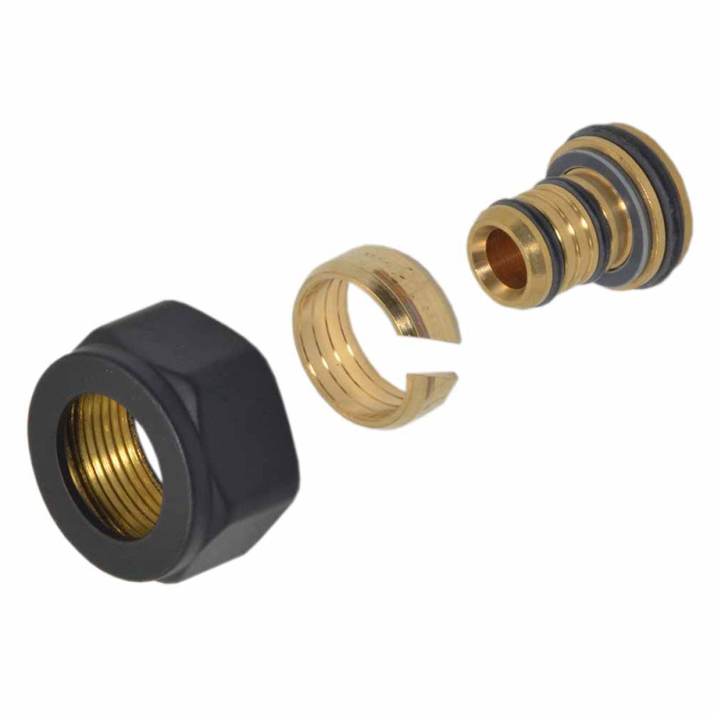 Carlo Poletti Гайка для м.п. труби Ø16 x 2,0 мм x 24-19 ЧЕРНЫЙ МАТОВЫЙ (A55502EFS9005O)