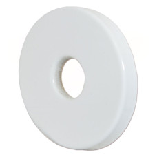 Carlo Poletti Накладка декоративная (латунь) Ø55 x 15 мм БЕЛАЯ "MINIMALIST" (A56804E)