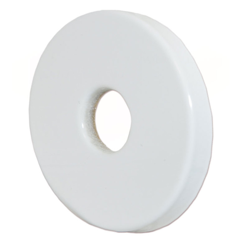 Carlo Poletti Накладка декоративная (латунь) Ø55 x 15 мм БЕЛАЯ "MINIMALIST" (A56804E)