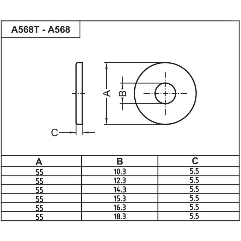 Carlo Poletti Накладка декоративная (латунь) Ø55 x 15 мм ХРОМ MINIMALIST (A56804B)