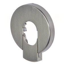 Carlo Poletti Накладка декоративна розбірна (пластик) Ø45 x 15 мм BRUSH SILVER 
Облицовка декоративная разборная (пластик) Ø45 x 15 мм ЩЕТКА СЕРЕБРО (A56955J)