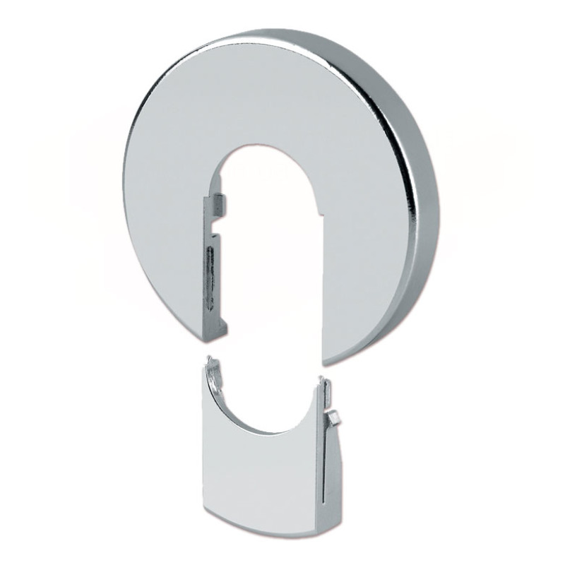 Carlo Poletti Накладка декоративна розбірна (пластик) Ø45 x 15 мм ХРОМ 
Перевод: Декоративная съемная накладка (пластик) Ø45 x 15 мм ХРОМ (A56955B)