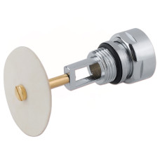 Carlo Poletti Штуцер-дивертер для крана ХРОМ Ø1/2" x 40 мм x 3/4" (A54910B)