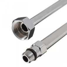 Albertoni Трубка для змішувача М10 х 1/2″ В хромована L=1,0 м (K042100)