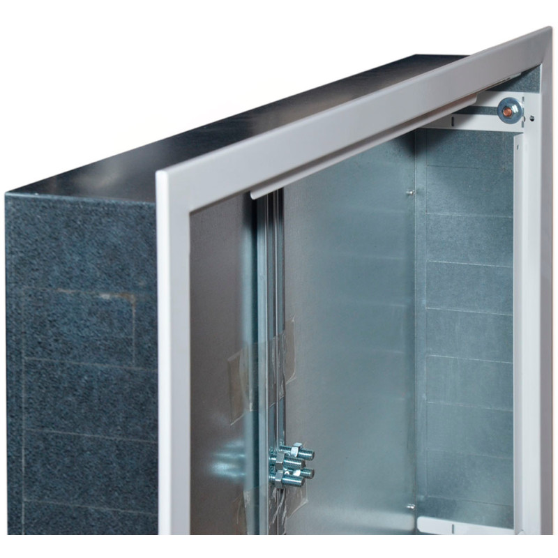 Шафа металева внутрішня 935 х 560 х 110÷165 мм (замок під монету) Capricorn S.A.