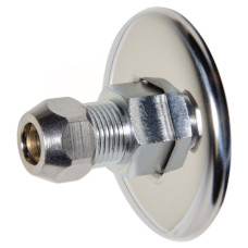 Albertoni (G02562) Перехідник хром з віддзеркалювачем Ø10 х 1/2″З (413)