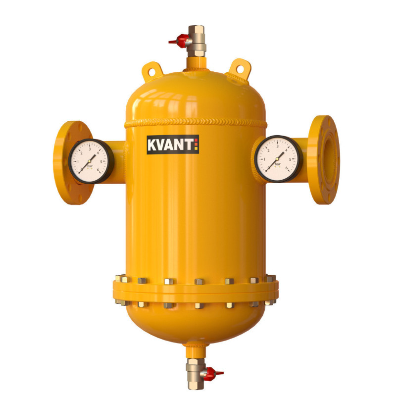 DIS Сепаратор шлама дешламатор DTF.D-450 фланцевый разборный Ду450 16bar KVANT DiRT (KV14881)