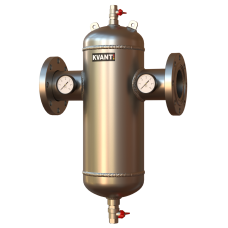 KVANT Сепаратор шлама дешламатор DTF.SS-125 фланцевый нерж.сталь Ду125 16bar Dis DiRT (KV14734)
