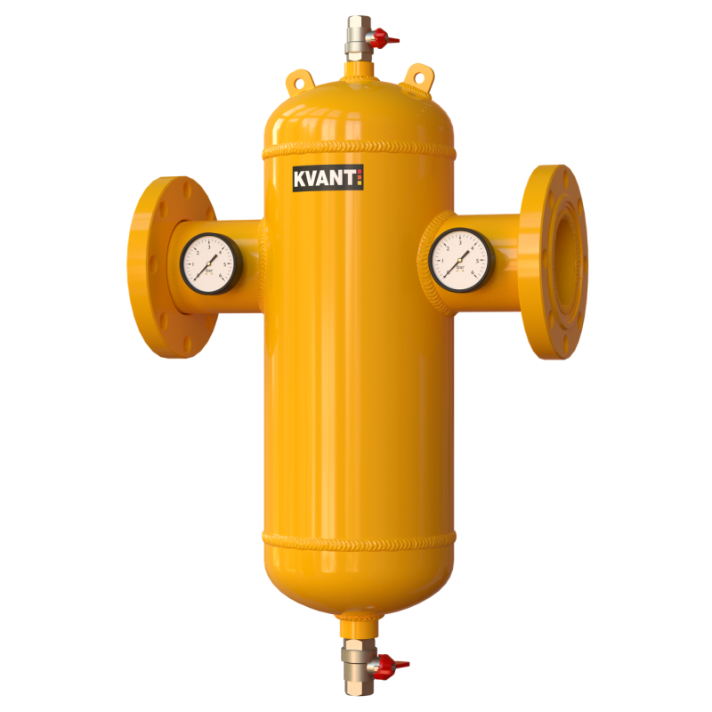 KVANT Сепаратор шлама DTF.EC-125 фланцевый Ду125 10бар EC (KV112EC)