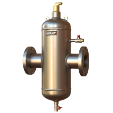KVANT Сепаратор воздуха и шлама RF.SS-150 фланц.нерж.сталь Ду150 16bar DisAir DiRT