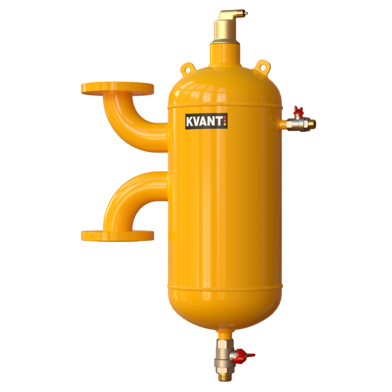 KVANT Сепаратор воздуха и шлама VRF-65 фланц.вертик. Ду65 16bar DisAir DiRT