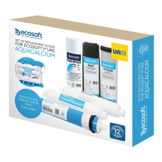 ECOSOFT Комплект картриджів P’URE AquaCalcium Mint 12 місяців (CHV6PUREMAC)