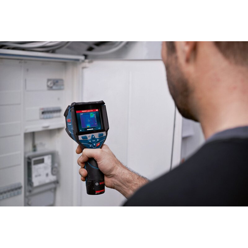 BOSCH Тепловізор GTC 600 C + L-boxx, 12В, ± 2,0 °C, Роздільна здатність 0.1 °C (0601083500)