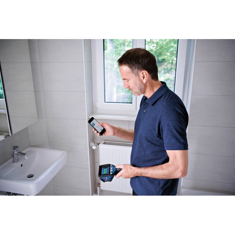 BOSCH Тепловізор GTC 600 C + L-boxx, 12В, ± 2,0 °C, Роздільна здатність 0.1 °C (0601083500)