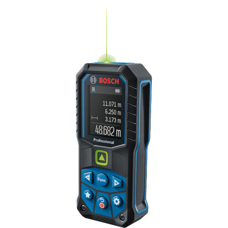BOSCH Далекомір лазерний GLM 50-25 G, 0.05–50м, ±1.5мм/м, з чохлом, 0.2кг (0601072V00)