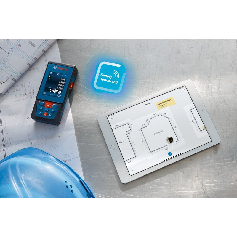 BOSCH Далекомір лазерний Professional GLM 100-25 C, ±1.5 мм, 0.08–100м, 0-360°, чохол, 0.23кг (0601072Y00)