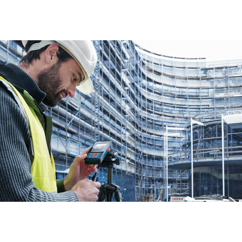 BOSCH Далекомір лазерний Professional GLM 150-27 C, ±1.5 мм, 0.08–150м, 0-360°, чохол, 0.21кг (0601072Z00)