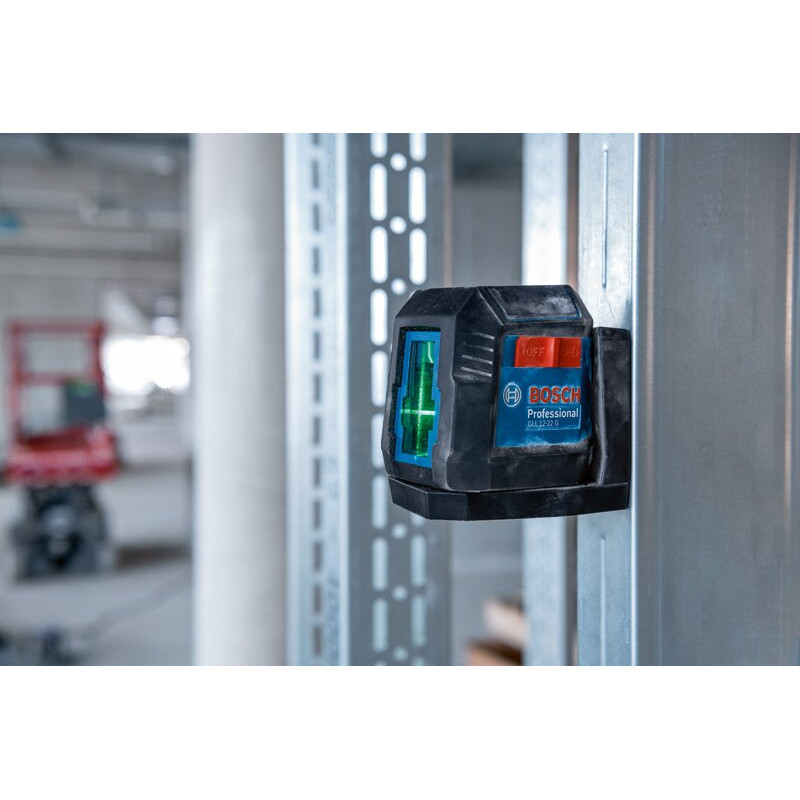 BOSCH Лазерний нівелір GLL 12-22 G, до 12м, 0.3мм/м, чохол, чохол, 0.35кг (0601065320)
