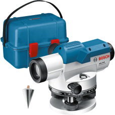 BOSCH Нівелір оптичний GOL 20D, до 60м, ±3.0мм/30м, зум х20, 1.5кг (0601068400)