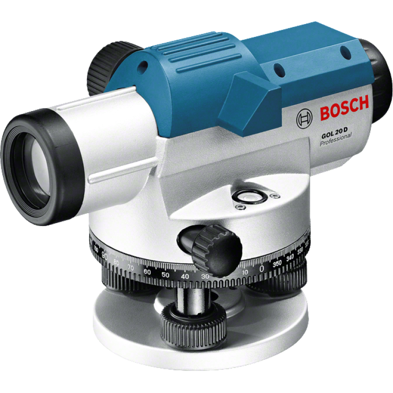 BOSCH Нівелір оптичний GOL 20D, до 60м, ±3.0мм/30м, зум х20, 1.5кг (0601068400)