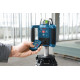 BOSCH Нівелір лазерний ротаційний Professional GRL 300 HVG, 300м, ±0.1мм/м, 150/300/600 об/хв, тримач WM4, IP54, 1.8кг, зелений промінь, кейс, приймач LR1, пульт RC1, АКБ, ЗП, мішень (0601061701)