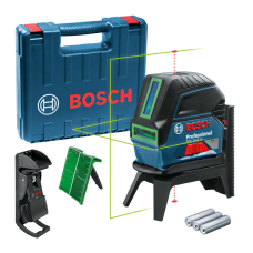 BOSCH Нівелір лазерний GCL 2-15G + RM1 + кейс, до 15м, ± 0,3 мм/м, IP 54, зелений промінь (0601066J00)