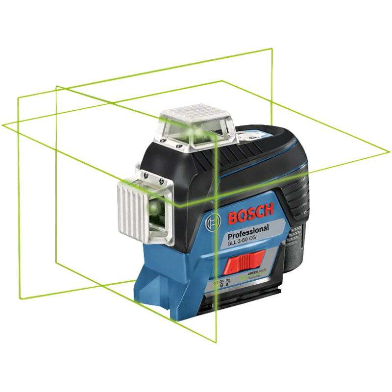 BOSCH Лазерный нивелир GLL 3-80 CG (12 V)+ BM 1 + L-Boxx (0601063T00)