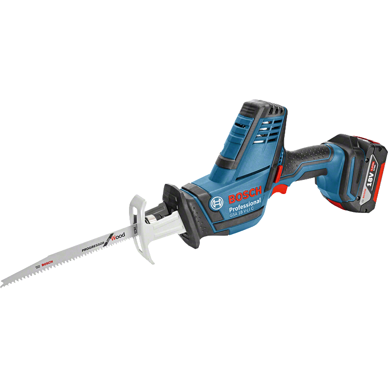 BOSCH Пила шабельна акумуляторна GSA 18 V-LI C, 18В, пропил 200мм, хід 21мм, 2.3кг, без АКБ та ЗП (06016A5001)