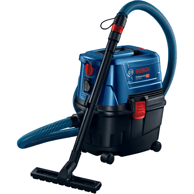 BOSCH Пилосос професійний GAS 15 PS, 1100Вт, 220мБар, контейнер 15л, 8кг (06019E5100)
