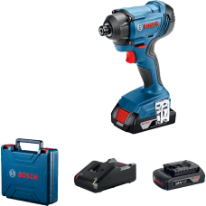 BOSCH Гайковерт ударний GDR 180-Li, акум., 2х18 В, 160 Нм, 1/4", 1.1кг, кейс (06019G5123)