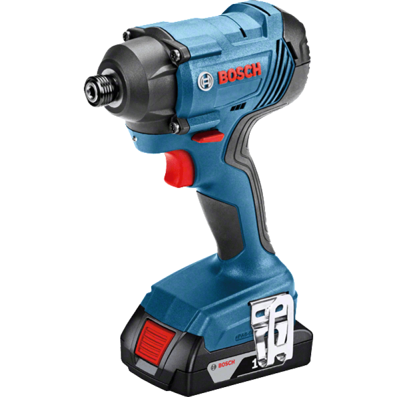 BOSCH Гайковерт ударний GDR 180-Li, акум., 2х18 В, 160 Нм, 1/4", 1.1кг, кейс (06019G5123)